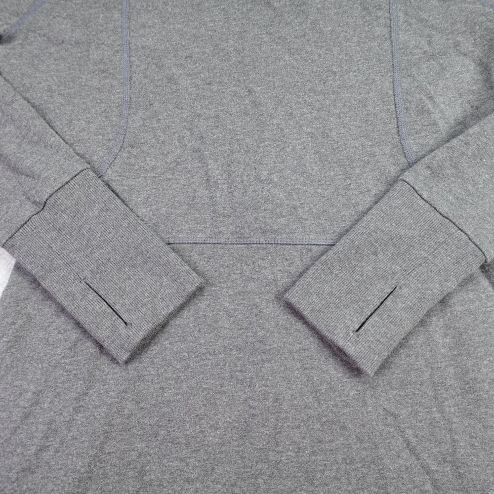 Athleta‎ Hoodie Dress Womens MP Gray Sporty Long Sleeve Thumbhole Pocket - Picture 5 of 15